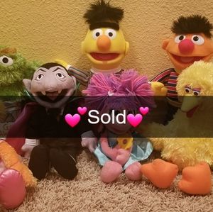Sesame Street and friends plush